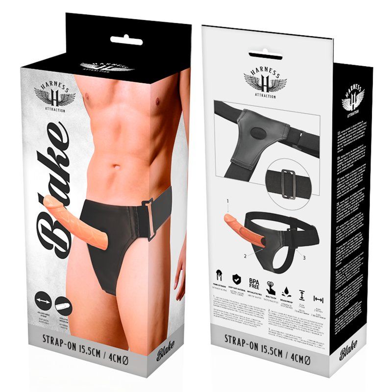 Harness Attraction Blake | Arnés hueco 15.5 cm realista