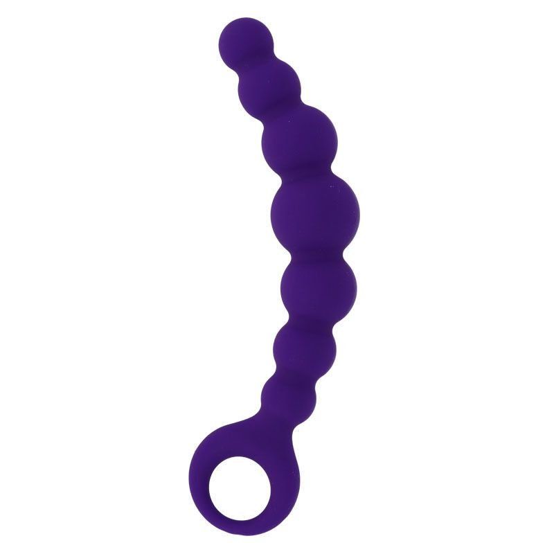 Intense Max Bolas Anales Lila | Silicona médica 18,5 cm