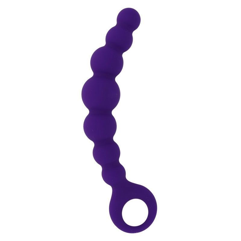 Intense Max Bolas Anales Lila | Silicona médica 18,5 cm
