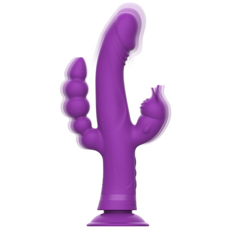Intense Casanova Vibrador Rabbit | Triple motor silicona 22 cm