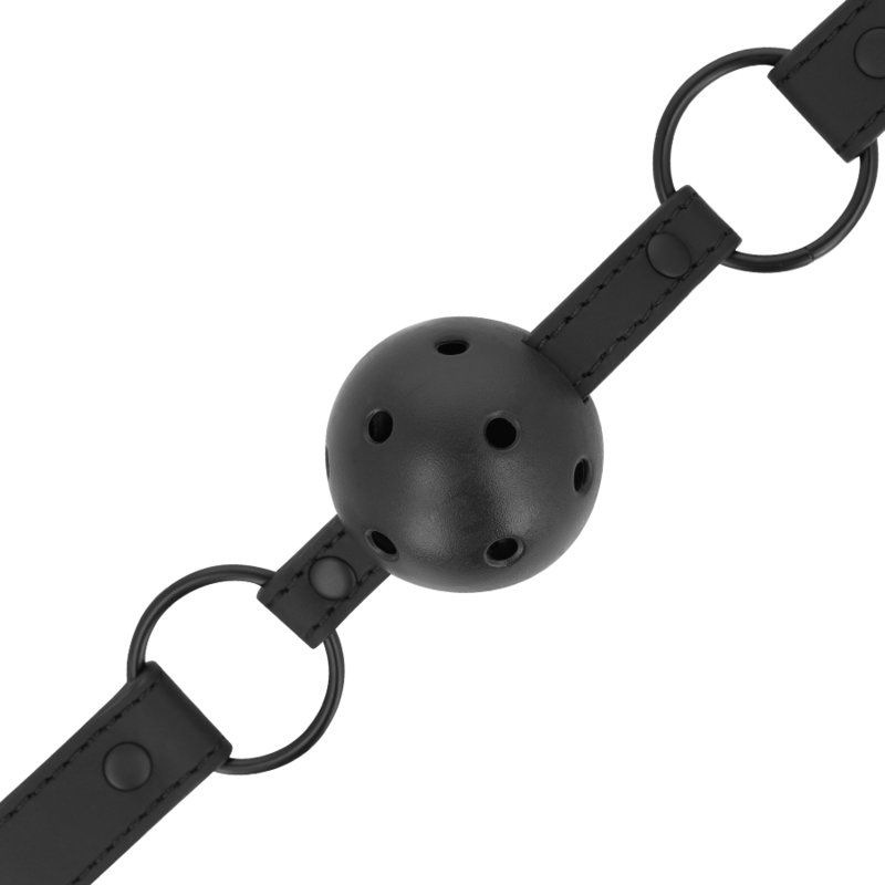 Intense Fetish Bozal Bola | Cuero vegano ajustable y seguro