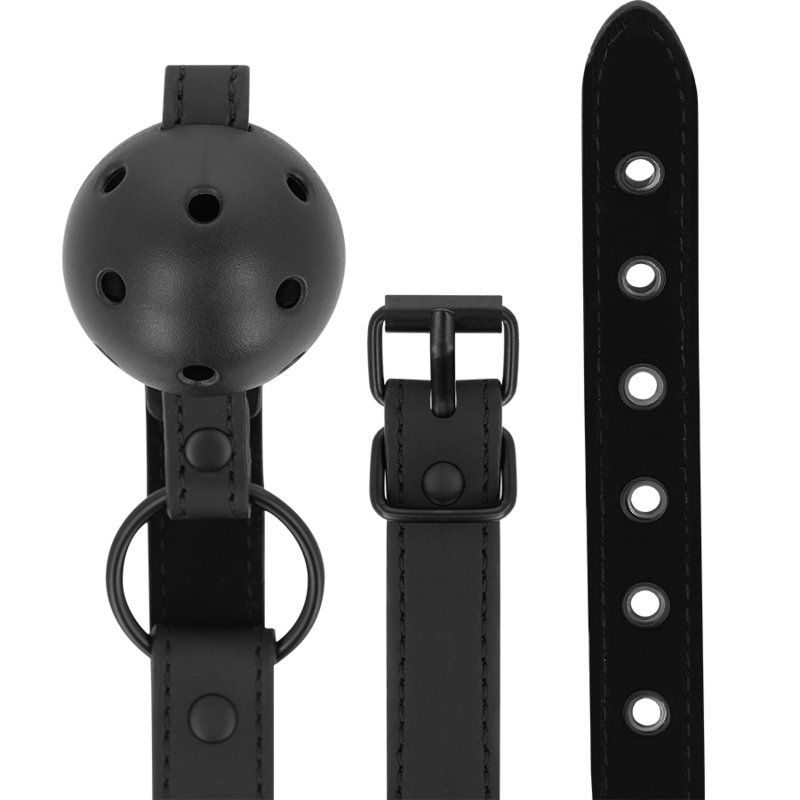 Intense Fetish Bozal Bola | Cuero vegano ajustable y seguro