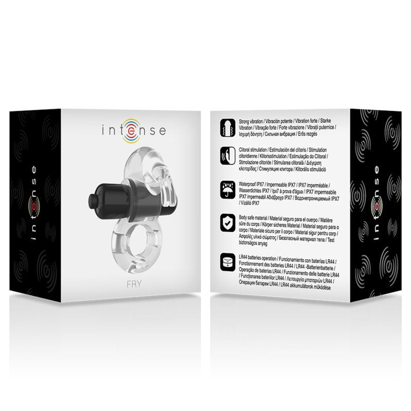 Intense Fry Anillo Vibrador | Transparente, Potente y Flexible