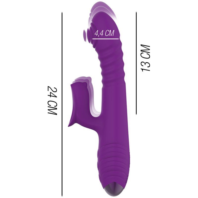 Intense Iggy Vibrador 13 cm | Up&Down multifunción con estimulador