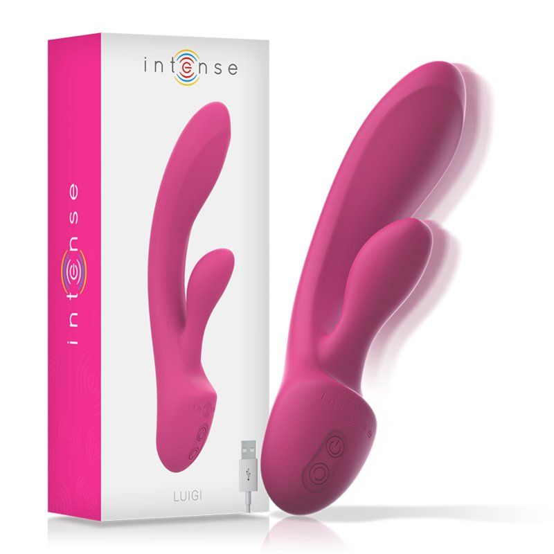 Intense Luigi Vibrador Rabbit | Silicona líquida 19 cm