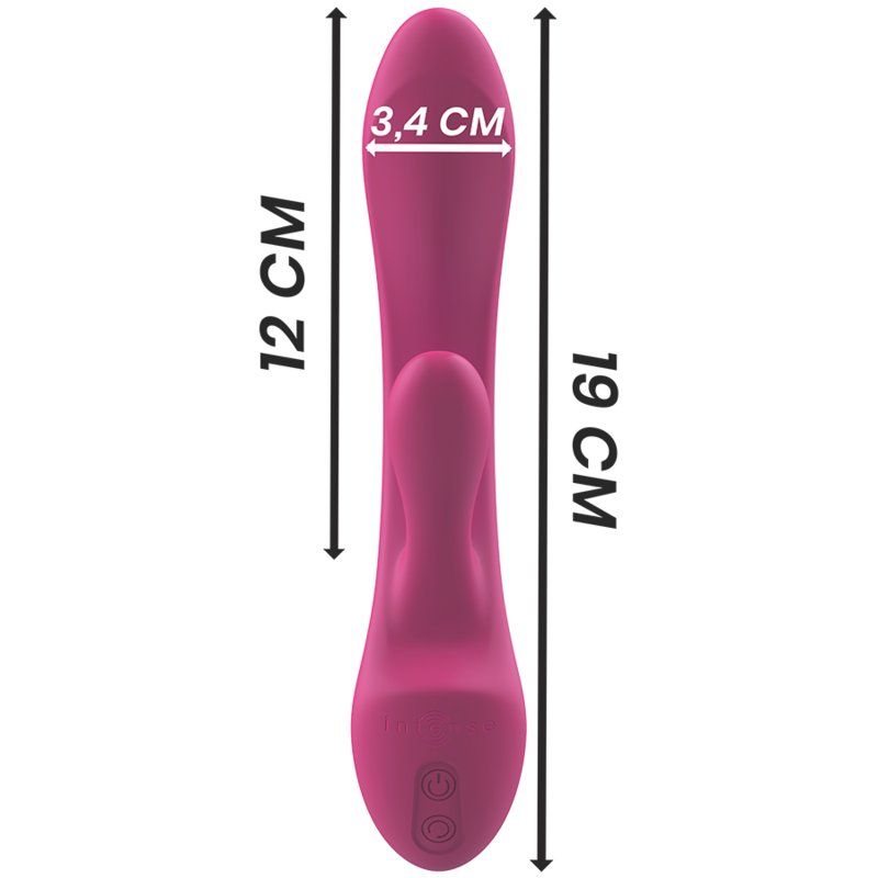 Intense Luigi Vibrador Rabbit | Silicona líquida 19 cm