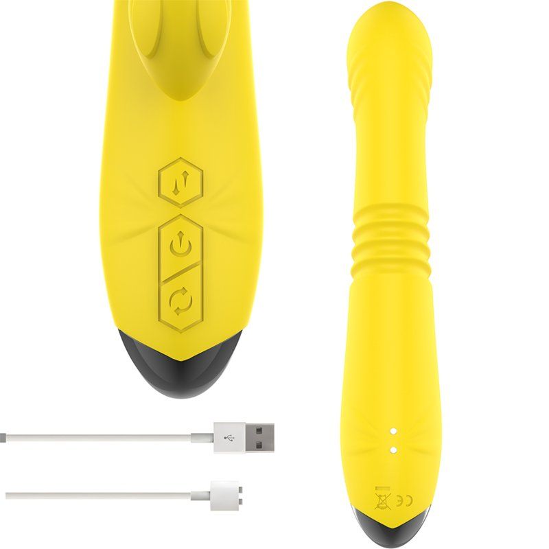 Intense Toky Vibrador 13 cm | Up&Down multifunción con estimulador