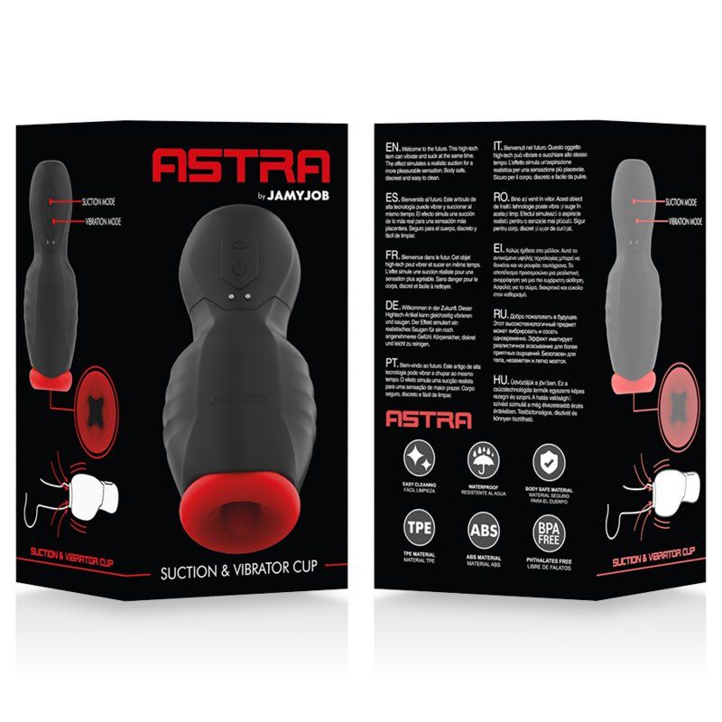Jamyjob Astra Masturbador | Simulador de sexo oral 13 cm