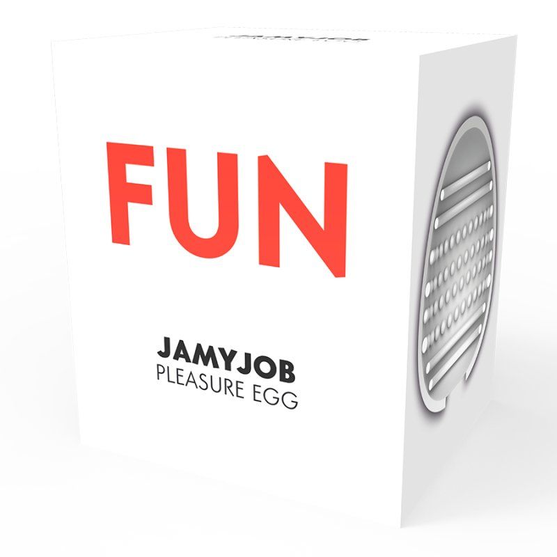 Jamyjob Huevo Masturbador Rojo Fun | Discreto y adaptable
