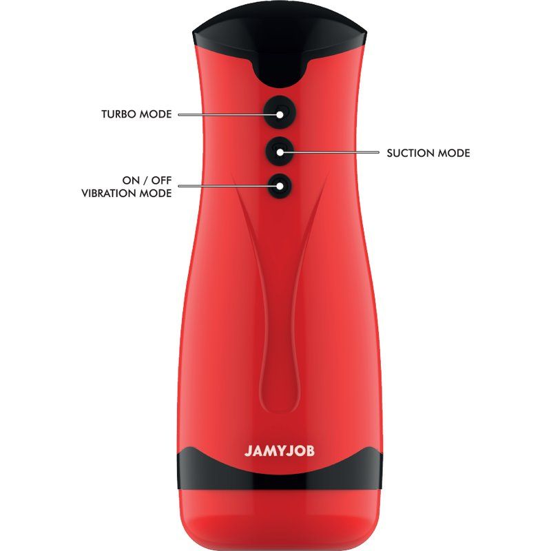 Jamyjob Dameron Masturbador Succión y Vibración 26 cm | Placer Masculino