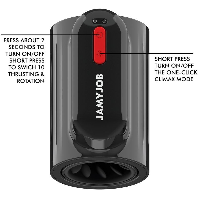 Jamyjob Vortex | Masturbador automático 13 cm