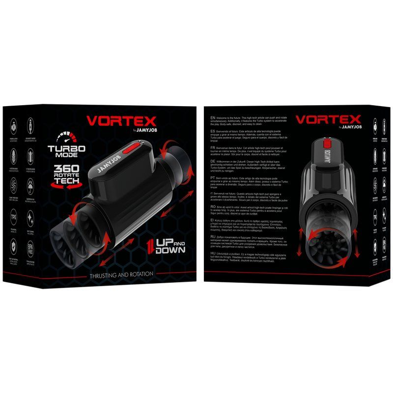 Jamyjob Vortex | Masturbador automático 13 cm