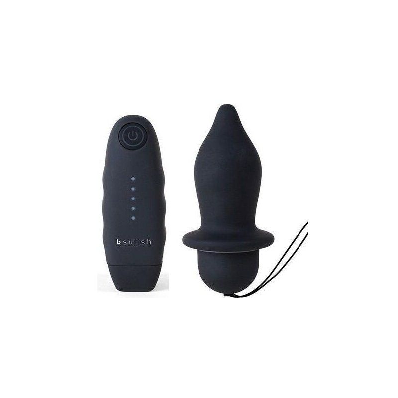 B Swish Bfilled Classic Vibrating Plug Black