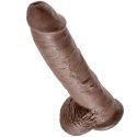 King Cock 10" | Dildo realista marrón 26,5 cm con ventosa