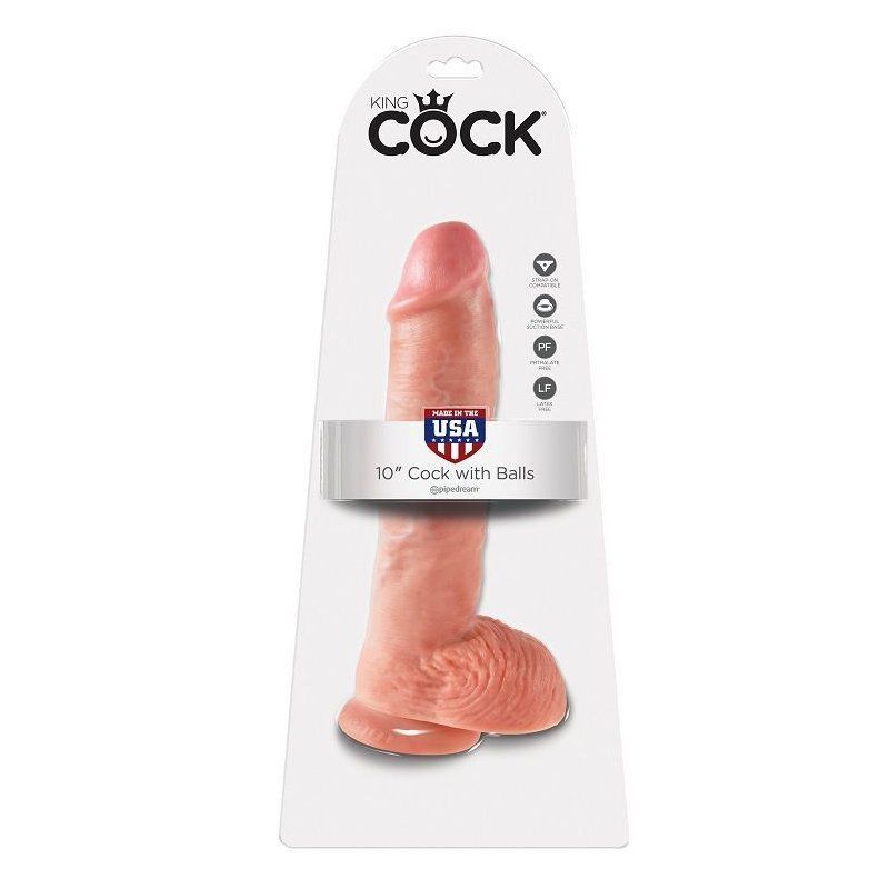 King Cock 10 Pene Realistico Natural 26.5 Cm