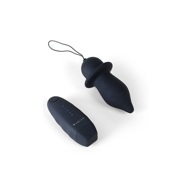 B Swish Bfilled Classic Vibrating Plug Black