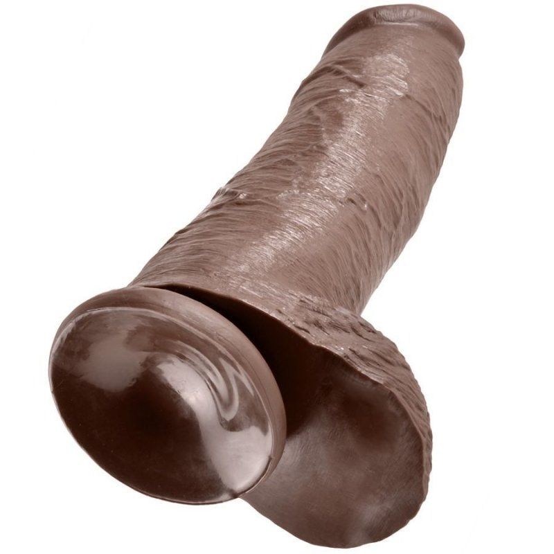 King Cock 12" | Dildo realista marrón XXL 30,5 cm