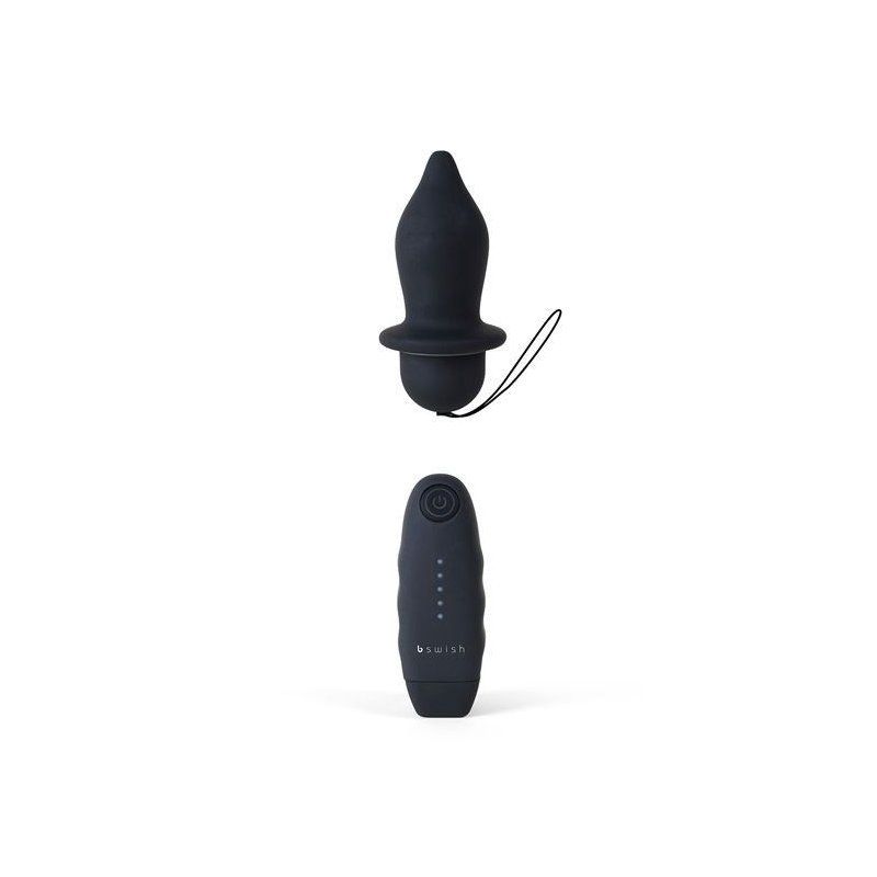B Swish Bfilled Classic Vibrating Plug Black