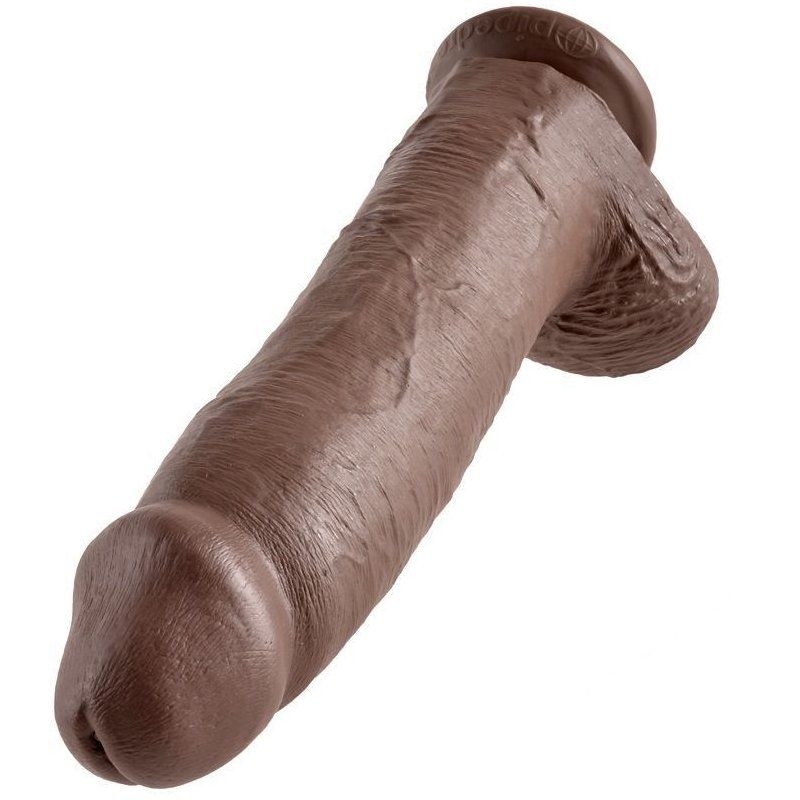 King Cock 12" | Dildo realista marrón XXL 30,5 cm