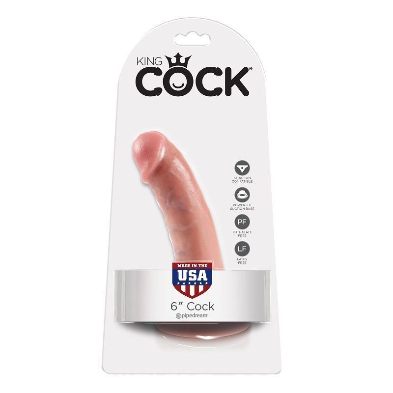 King Cock 6 Pene Natural 15.2 Cm