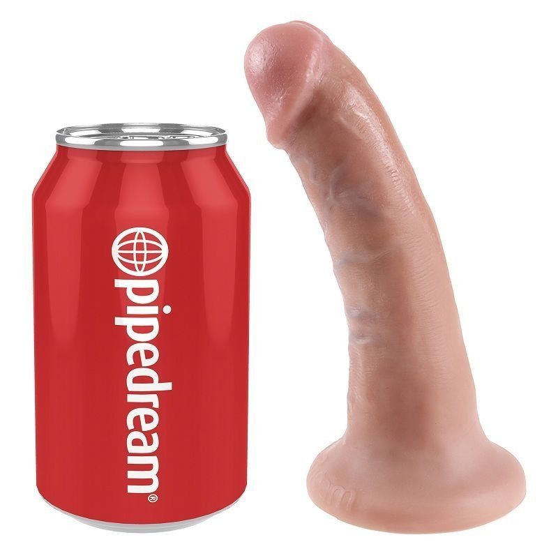 King Cock 6" | Dildo realista 15,2 cm con ventosa y arnés