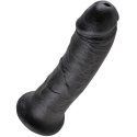 King Cock 8" | Dildo realista negro 20,3 cm con ventosa