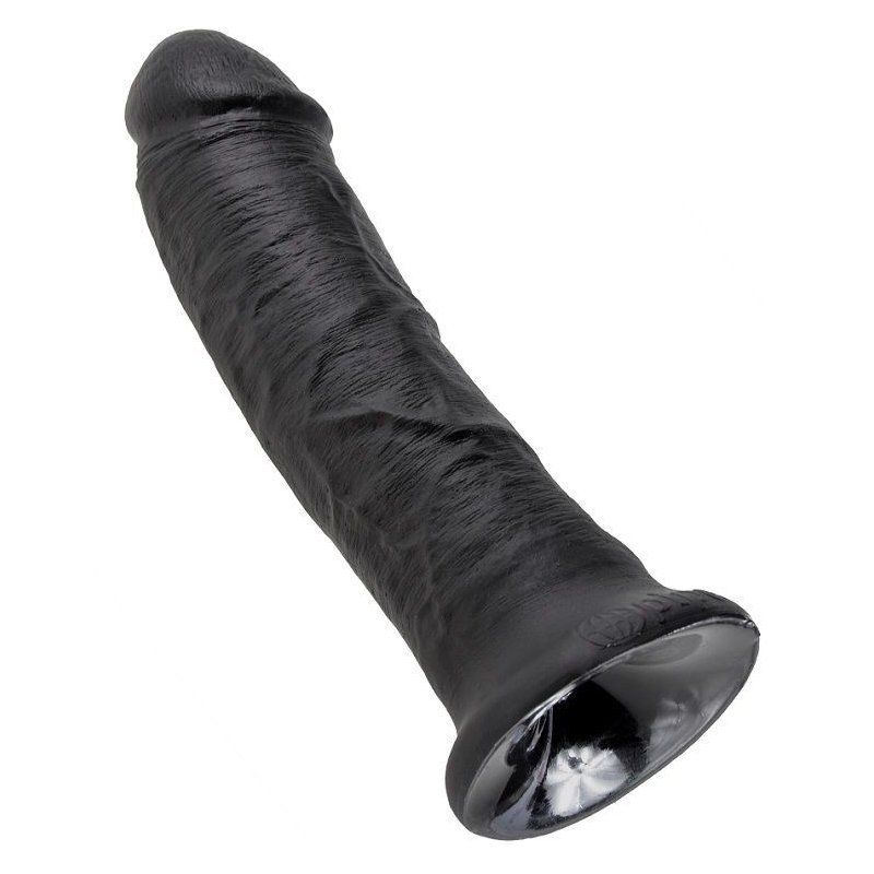 King Cock 8" | Dildo realista negro 20,3 cm con ventosa