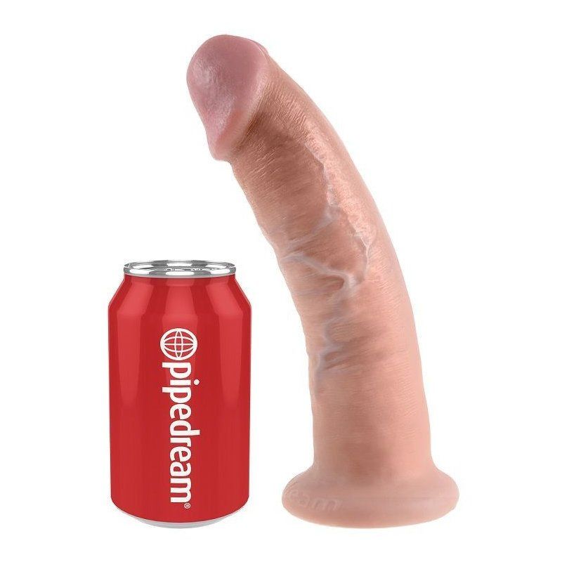 King Cock 9" | Dildo realista 22,9 cm con ventosa y arnés