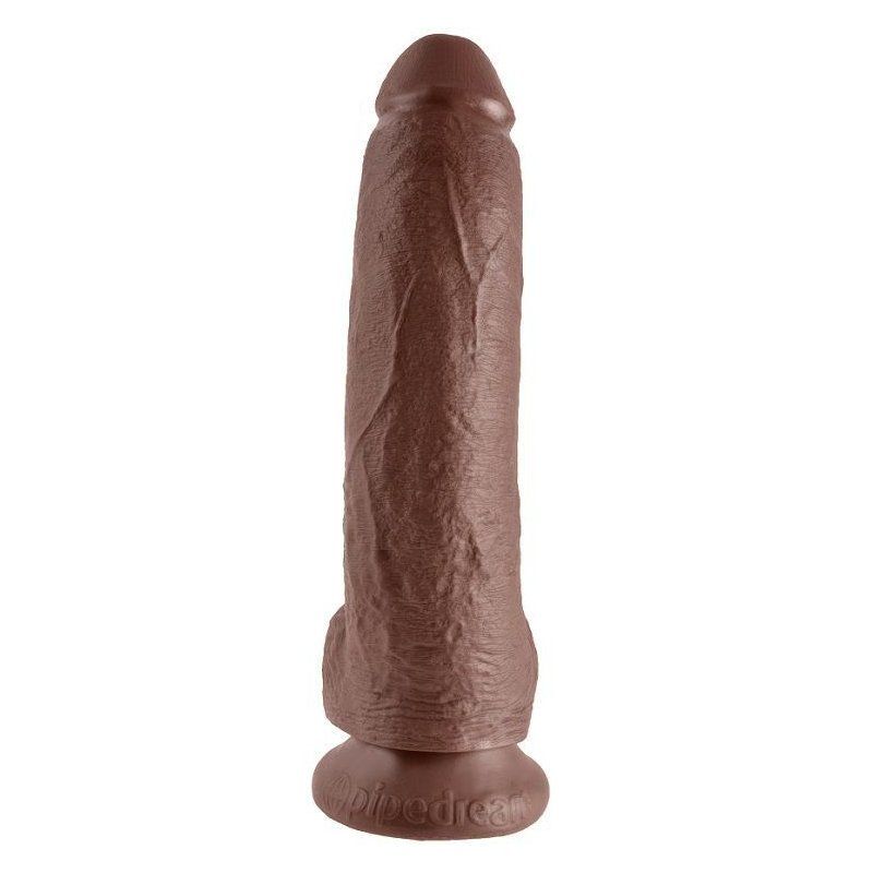 King Cock 9" | Dildo realista marrón 22,9 cm con ventosa