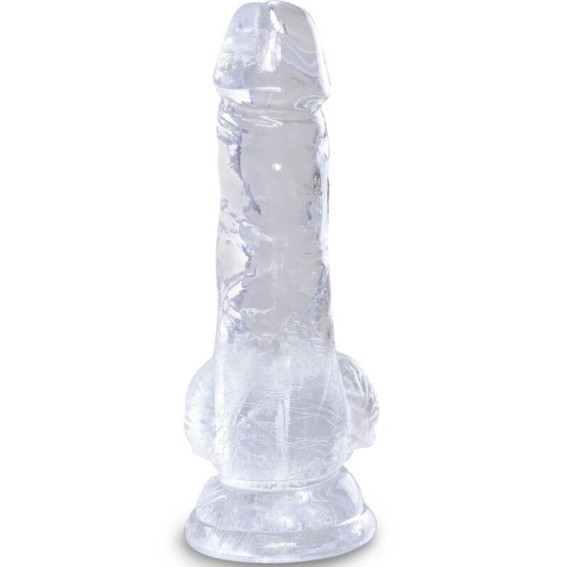King Cock Clear 5" Transparente | Dildo realista 10,1 cm