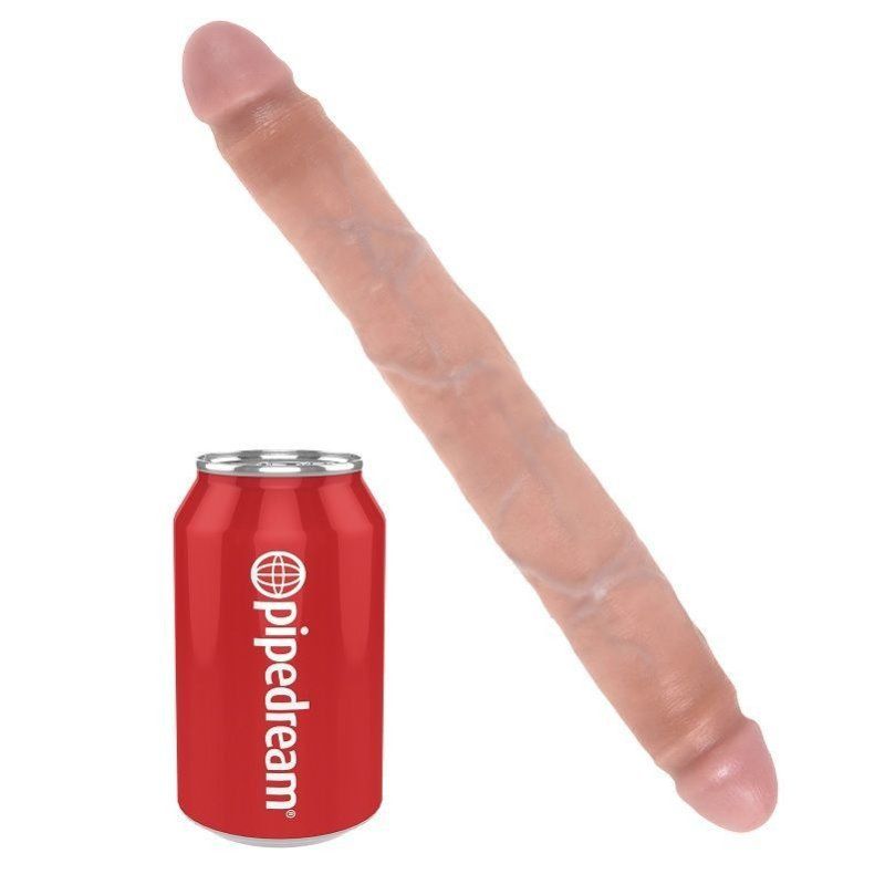 King Cock Dildo Doble | Realista 30 cm unisex sumergible