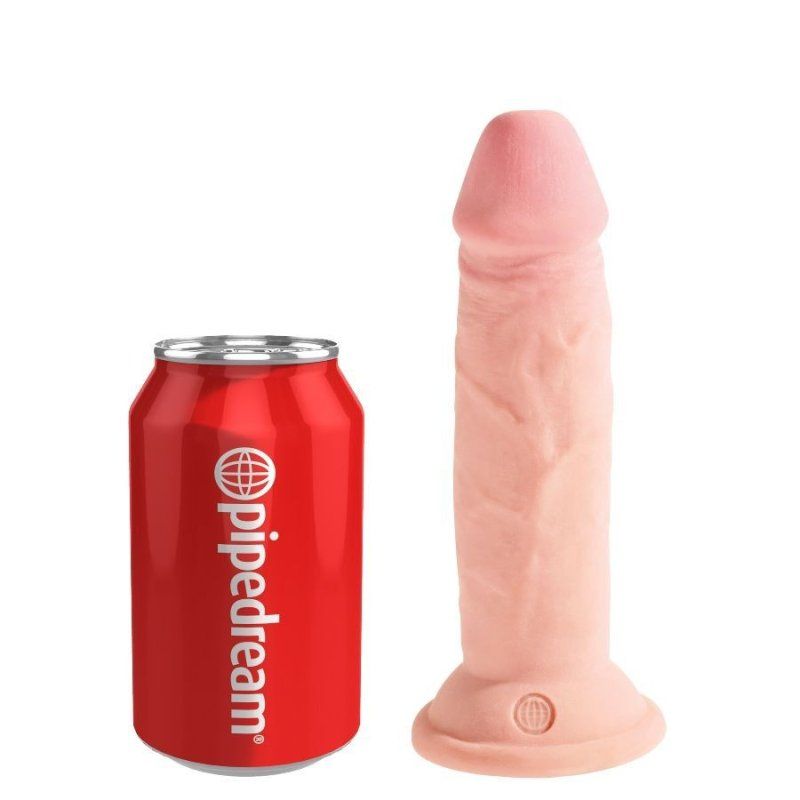 King Cock 6" Triple Densidad | Dildo realista 15 cm