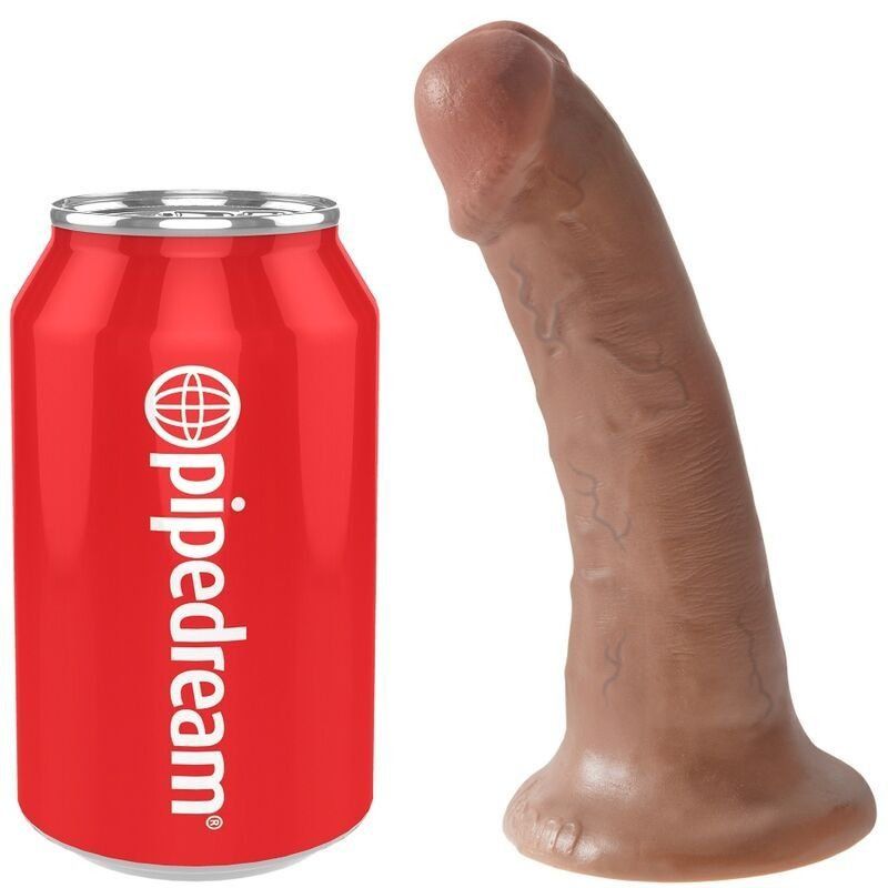 King Cock 6" Cock | Dildo realista 15 cm caramelo con ventosa