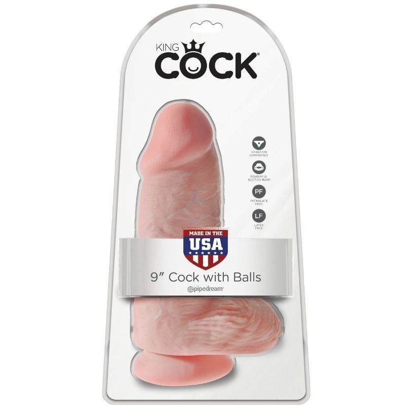 King Cock 9" Chubby | Dildo realista XXL 23 cm extra grueso