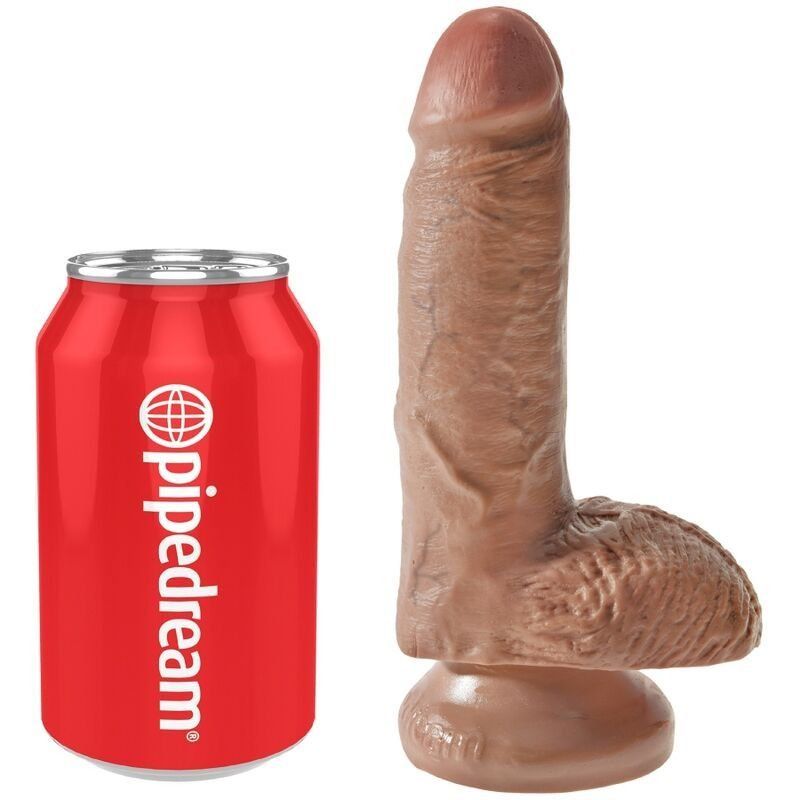 King Cock 7" Cock | Dildo realista 13,2 cm caramelo