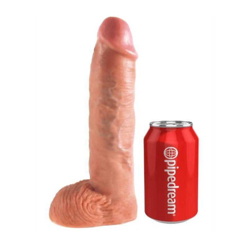King Cock Strap On Con Dildo Hueco 25.5 Cm Y Tirantes Color Carne