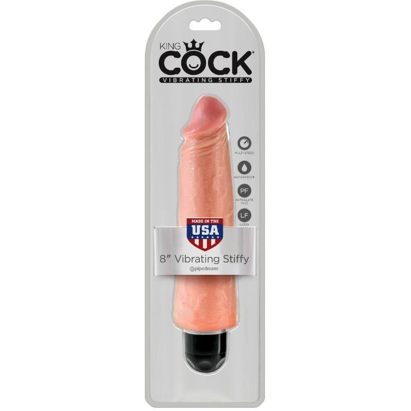 King Cock Vibrador Realistico Stiffy 20.3 Cm Natural