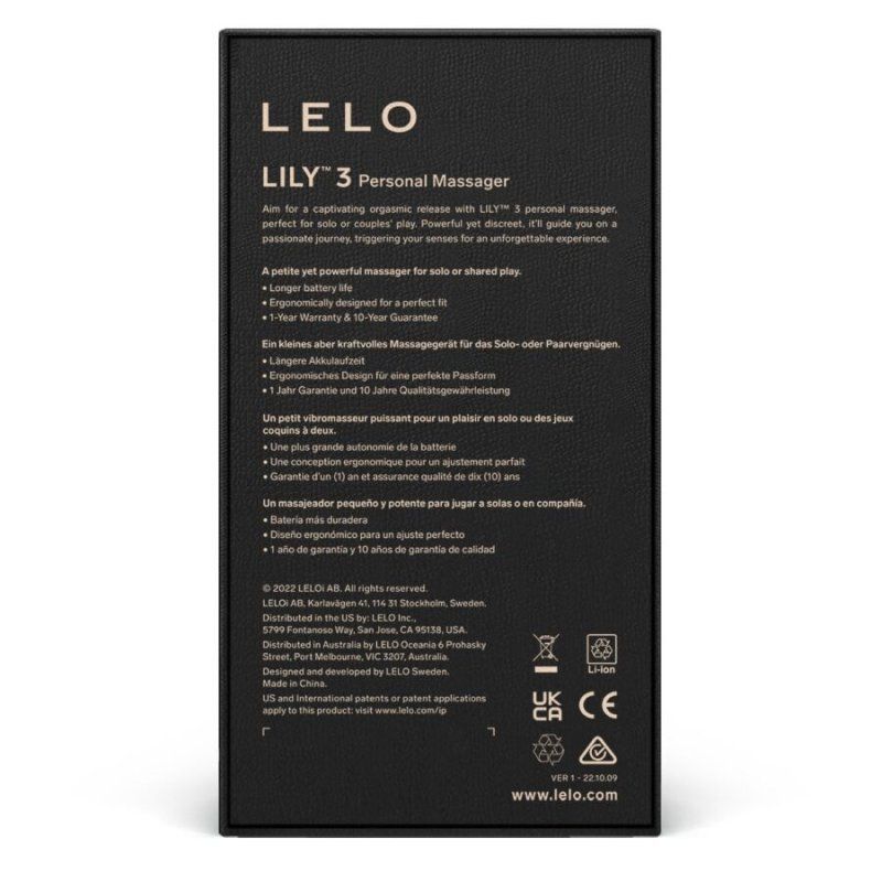 Lelo Lily 3 Masajeador Personal Lila