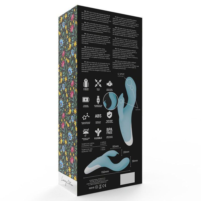 Mia Dresde Vibrador Azul Turquesa