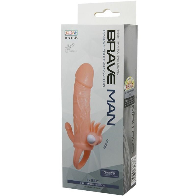 Baile Brave Man funda vibradora 16.5 cm