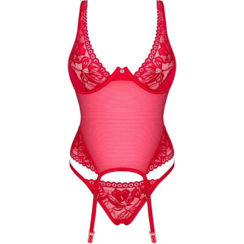 Obsessive Lacelove Corset Rojo Xs/S
