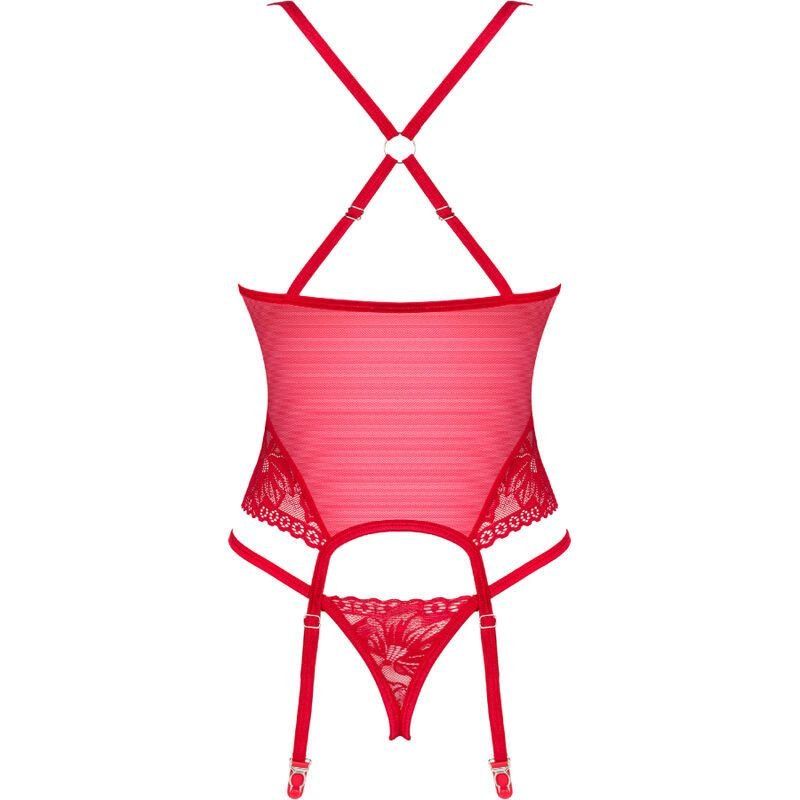 Obsessive Lacelove Corset Rojo Xs/S