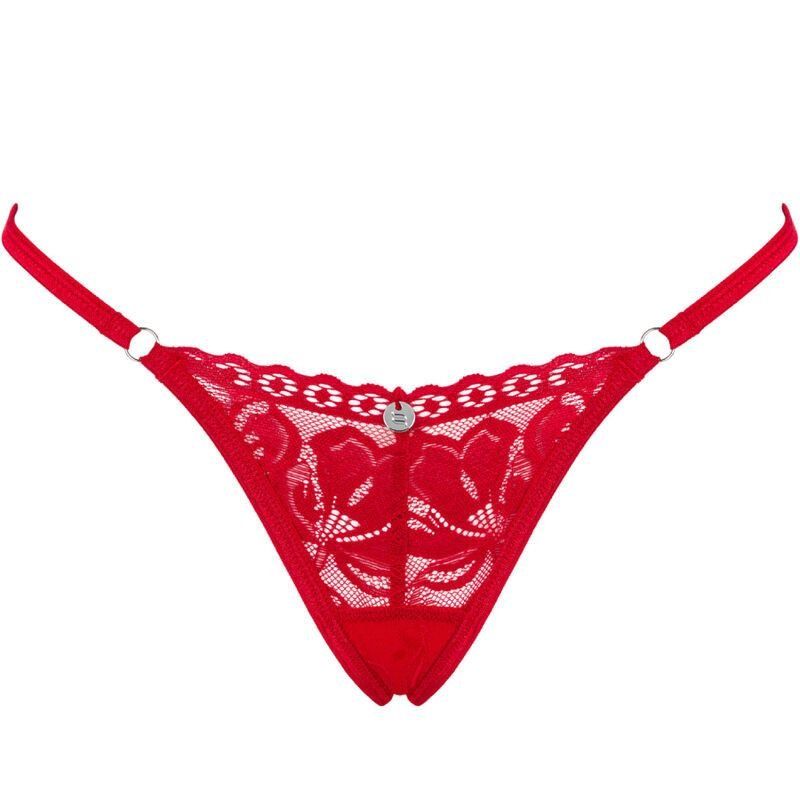 Obsessive Lacelove Tanga Rojo Xl/Xxl