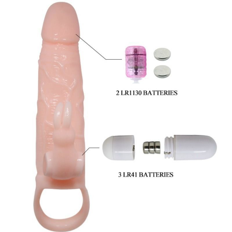 Baile Brave Man funda vibradora 16.5 cm | Vibración doble