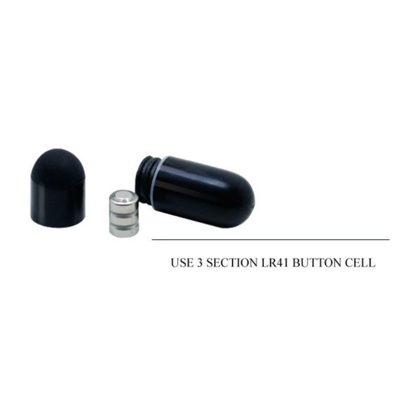 Pretty Love Anillo Vibrador Thimble Negro