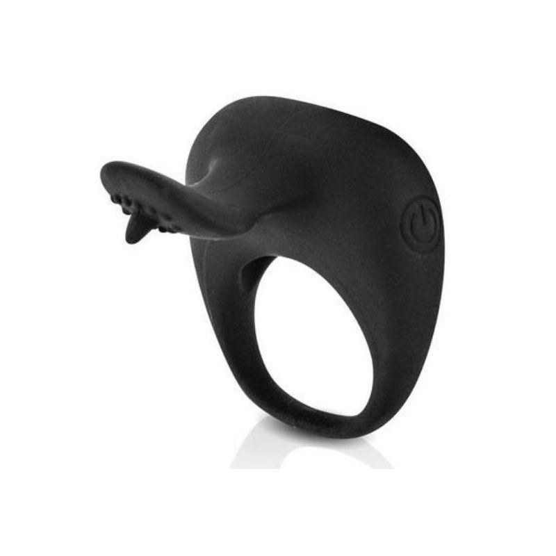 Pretty Love Anillo Vibrador Thimble Negro