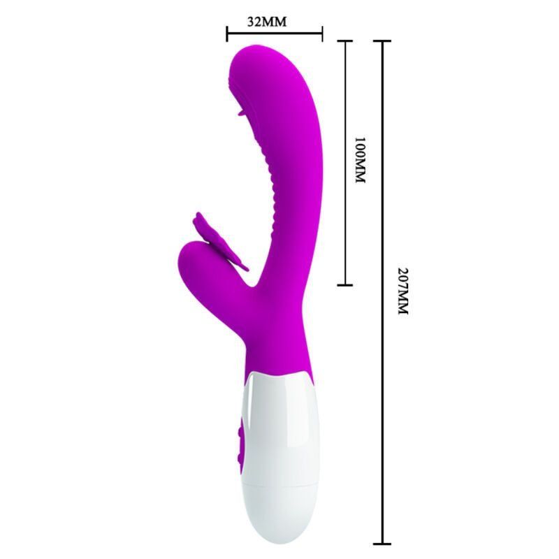Pretty Love Moth Licking & Vibrating Lila
