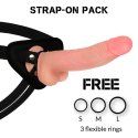 Rockarmy Arnés + Dual Density Leopard Dildo Realista 23 Cm O 4.77 Cm