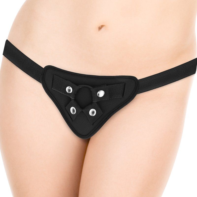 Rockarmy Arnés + Dual Density Leopard Dildo Realista 23 Cm O 4.77 Cm
