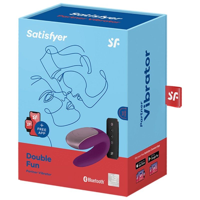 Satisfyer Double Fun | Vibrador pareja 9,3 cm con app